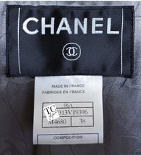 CHANEL 06A Gray Sequin Tweed Jacket 38 シャネル グレー スパンコール ツイード ジャケット 即発 - TC JAPAN