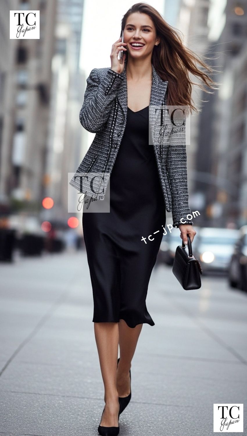 CHANEL 06A Gray Sequin Tweed Jacket 38 シャネル グレー スパンコール ツイード ジャケット 即発