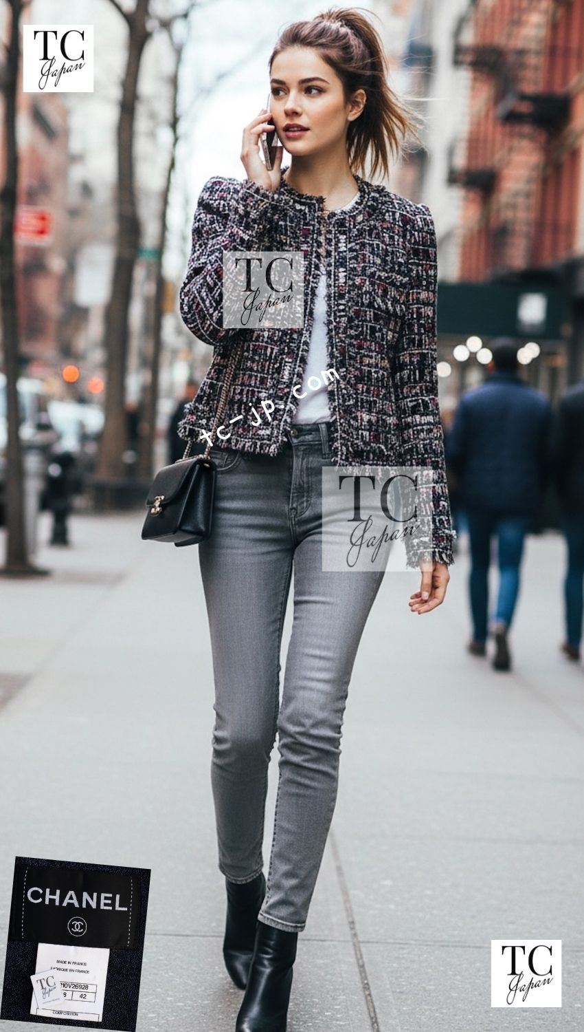 シャネル ジャケット CHANEL Jacket【正規品・専門店】ツイード