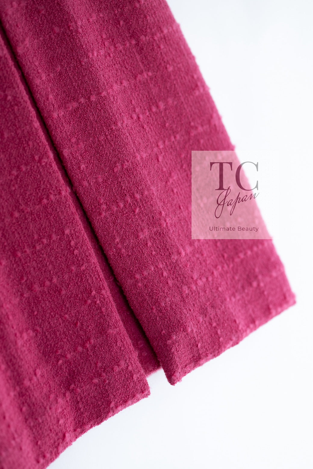 CHANEL 09A Coral Pink Boucle Wool TWeed Skirt 36 シャネル コーラル ピンク ブークレ ウール ツイード スカート 即発
