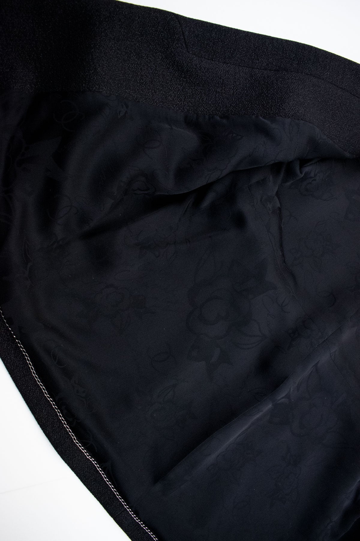 CHANEL 14B Black Metallic CC Buttons Wool Tweed Jacket 34 38 シャネル ジャケット CHANEL 14B ブラック メタリック ココボタン ウール ツイード 34 38