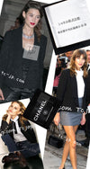 CHANEL 14B Black Metallic CC Buttons Wool Tweed Blazer Jacket 42 シャネル ブラック メタリック ココボタン ウール ツイード ブレザー ジャケット 即発