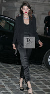 CHANEL 14B Navy Purple Metallic Tweed Jacket 36 38 シャネル ネイビー パープル メタリック ツイード ジャケット 即発