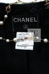 CHANEL 03A Black Lamb Skin Leather Jacket 34 シャネル ブラック ラム スキン レザー ジャケット 即発