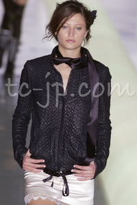 CHANEL 03A Black Lamb Skin Leather Jacket 34 シャネル ブラック ラム スキン レザー ジャケット 即発