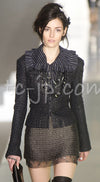 CHANEL 03A Black Lamb Skin Leather Jacket 34 シャネル ブラック ラム スキン レザー ジャケット 即発