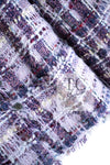 CHANEL 05A Purple Lavender Wool Soft Lesage Tweed Jacket 38 シャネル パープル ラベンダー ソフト ウール ルサージュ ツイード ジャケット 即発