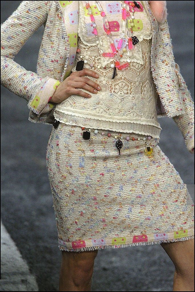 CHANEL 04A Ivory Multi Zipper Wool Tweed Jacket 38 シャネル アイボリー マルチ ジッパー ウール ツイード ジャケット 即発