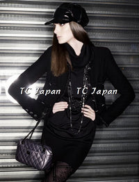 CHANEL 08A Little Black Jacket Tweed Wool 36 シャネル リトル ブラック ジャケット ツイード ウール 即発 - TC JAPAN