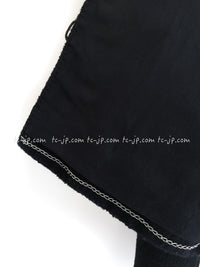 CHANEL 08A Little Black Jacket Tweed Wool 36 シャネル リトル ブラック ジャケット ツイード ウール 即発
