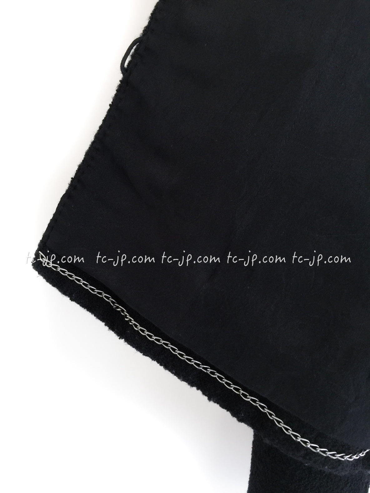 CHANEL 08A Little Black Jacket Tweed Wool 36 シャネル リトル ブラック ジャケット ツイード ウール 即発