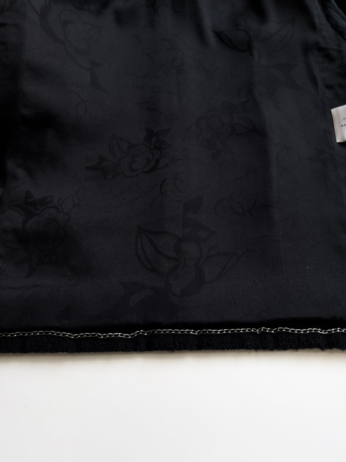 CHANEL 08A Little Black Jacket Tweed Wool 36 シャネル リトル ブラック ジャケット ツイード ウール 即発