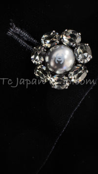 CHANEL 08PF Black Velvet Ribbon Jacket Metiers d'Art 34 シャネル ブラック ベルベット 職人技の結集 リボン細工 メティエダール ジャケット 即発