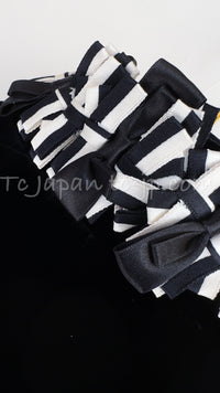 CHANEL 08PF Black Velvet Ribbon Jacket Metiers d'Art 34 シャネル ブラック ベルベット 職人技の結集 リボン細工 メティエダール ジャケット 即発