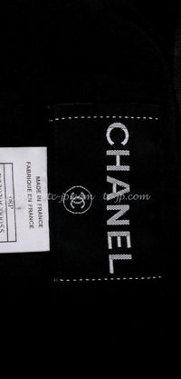 CHANEL 08S Black Cropped Leather Jacket 34 36 シャネル ブラック クロップド レザー ジャケット 即発