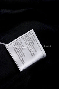 CHANEL 08S Black Cropped Leather Jacket 34 36 シャネル ブラック クロップド レザー ジャケット 即発