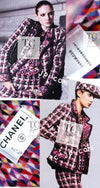 CHANEL 04A Purple Multicolor Mix Tweed Jacket 36 38 46 シャネル パープル マルチカラー ミックス ポップ ツイード ジャケット 即発