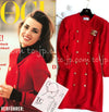CHANEL 91A Vintage Red Wool Tweed Jacket Coat 38 シャネル ヴィンテージ レッド ウール ジャケット コート 即発