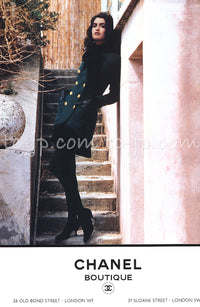 CHANEL 91A Vintage Red Wool Tweed Jacket Coat 38 シャネル ヴィンテージ レッド ウール ジャケット コート 即発