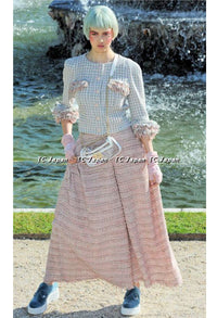 CHANEL 13C Rose Garden Lesage Multicolor Silk Tweed Jacket 38 46 シャネル ローズガーデン ルサージュ マルチカラー シルク ツイード ジャケット 即発