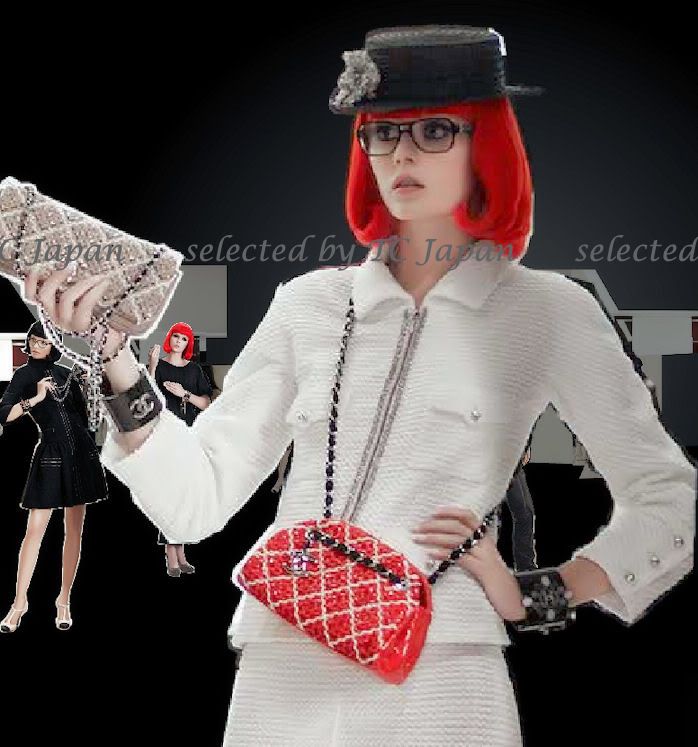 シャネル ジャケット CHANEL ブラック チェーントリム ジッパー