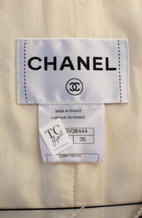 CHANEL 11PF Creme Ivory Gold Gripoix Buttons Wool Jacket Cameron Diaz 34 36 シャネル クリーム アイボリー ゴールド グリポア宝石ボタン ウール ジャケット キャメロン ディアス 即発 - TC JAPAN