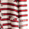 CHANEL 08S White Red Silk Cotton Stripe Border Jacket 50 シャネル ホワイト レッド シルク コットン ストライプ ボーダー ジャケット 即発