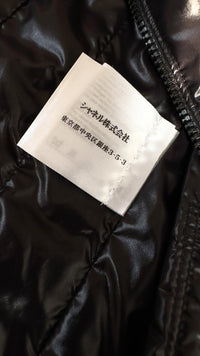 CHANEL 12S Black Nylon Zipper Jacket 40 42 シャネル ブラック ナイロン ジッパー ジャケット 即発