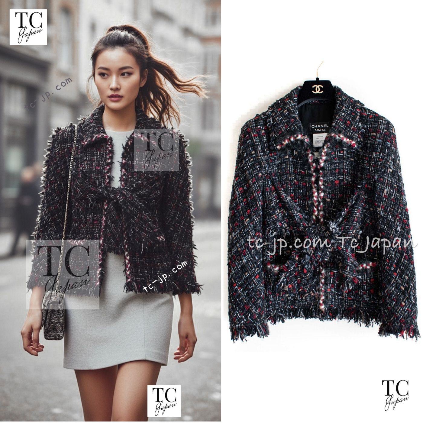 CHANEL 10A Black Multi Lesage Tweed Jacket 36 38 シャネル ブラック マルチカラー ルサージュ ツイード ジャケット 即発