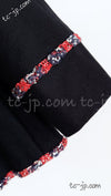 CHANEL 12PF Paris Bombay Black Wool Cashmere Blazer Jacket 34シャネル ブラック エンブレム ウール カシミヤ ブレザー ジャケット 即発