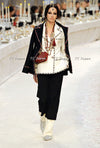 CHANEL 12PF Paris Bombay Black Wool Cashmere Blazer Jacket 34シャネル ブラック エンブレム ウール カシミヤ ブレザー ジャケット 即発