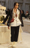 CHANEL 12PF Paris Bombay Black Wool Cashmere Blazer Jacket 34シャネル ブラック エンブレム ウール カシミヤ ブレザー ジャケット 即発