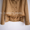 CHANEL 13C Gold Metallic Fringe Double Jacket 34 シャネル ゴールド メタリック ダブル ジャケット 即発