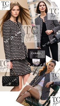 CHANEL 06A Black Metallic Multicolor Tweed Jacket 36 シャネル ブラック メタリック ツイード ジャケット スカート スーツ 即発