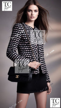 CHANEL 06A Black Metallic Multicolor Tweed Jacket 36 シャネル ブラック メタリック ツイード ジャケット スカート スーツ 即発
