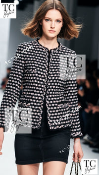 CHANEL 06A Black Metallic Multicolor Tweed Jacket 36 シャネル ブラック メタリック ツイード ジャケット スカート スーツ 即発