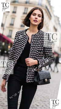 CHANEL 06A Black Metallic Multicolor Tweed Jacket 36 シャネル ブラック メタリック ツイード ジャケット スカート スーツ 即発