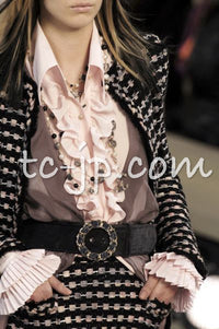 CHANEL 06A Black Metallic Multicolor Tweed Jacket 36 シャネル ブラック メタリック ツイード ジャケット スカート スーツ 即発