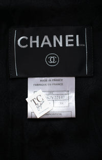 CHANEL 08C Black Silver Gold Checked Tweed Jacket 38 シャネル ブラック シルバー ゴールド チェック柄 ツイード ジャケット 即発 - TC JAPAN