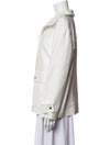 CHANEL 13S White Cotton Jacket Coat 38 40 42 シャネル ホワイト コットン ジャケット コート 即発