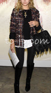 CHANEL 07A Brown Multicolor Tweed Jacket 38 シャネル ブラウン マルチカラー ツイード ジャケット 即発