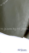 CHANEL 03C Gray Moss Calfskin Leather Camellia Jacket 38 シャネル モス グレー カメリア カーフスキン レザー ジャケット 即発