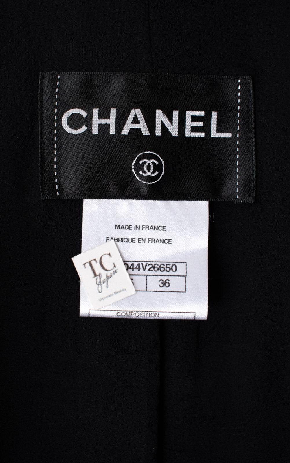 CHANEL 13C Black Sequins Cropped Party Zipper Jacket Keira Knightley 34 36 シャネル ブラック スパンコール クロップド丈 パーディー ジッパー ジャケット キーラ・ナイトレイ 着用 即発 - TC JAPAN