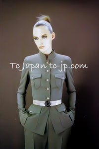 CHANEL 96A Vintage Black Wool 100 Gold CC Logo Buttons Jacket 38 シャネル ヴィンテージ ブラック ウール100% ゴールド CCボタン ジャケット 即発