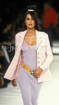 CHANEL 96A Vintage Black Wool 100 Gold CC Logo Buttons Jacket 38 シャネル ヴィンテージ ブラック ウール100% ゴールド CCボタン ジャケット 即発