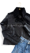 CHANEL 12A Black Motorcycle Lambskin Leather Jacket 38 40 シャネル ブラック モーターサイクル ラムスキン レザー ジャケット 即発