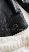 CHANEL 12A Black Motorcycle Lambskin Leather Jacket 38 40 シャネル ブラック モーターサイクル ラムスキン レザー ジャケット 即発