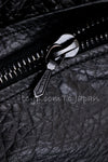 CHANEL 12A Black Motorcycle Lambskin Leather Jacket 38 40 シャネル ブラック モーターサイクル ラムスキン レザー ジャケット 即発