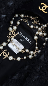 CHANEL 12A Black Motorcycle Lambskin Leather Jacket 38 40 シャネル ブラック モーターサイクル ラムスキン レザー ジャケット 即発