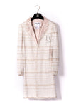 CHANEL 04S Ivory Beige Pink Cotton Tweed Coat 38 40 シャネル 生成り ベージュ ピンク コットン ツイード コート 即発